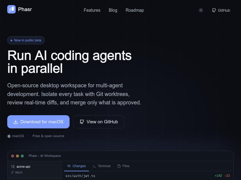 Phasr Review 2026 - Free Developer & Data Science Tools | PoweredByAI