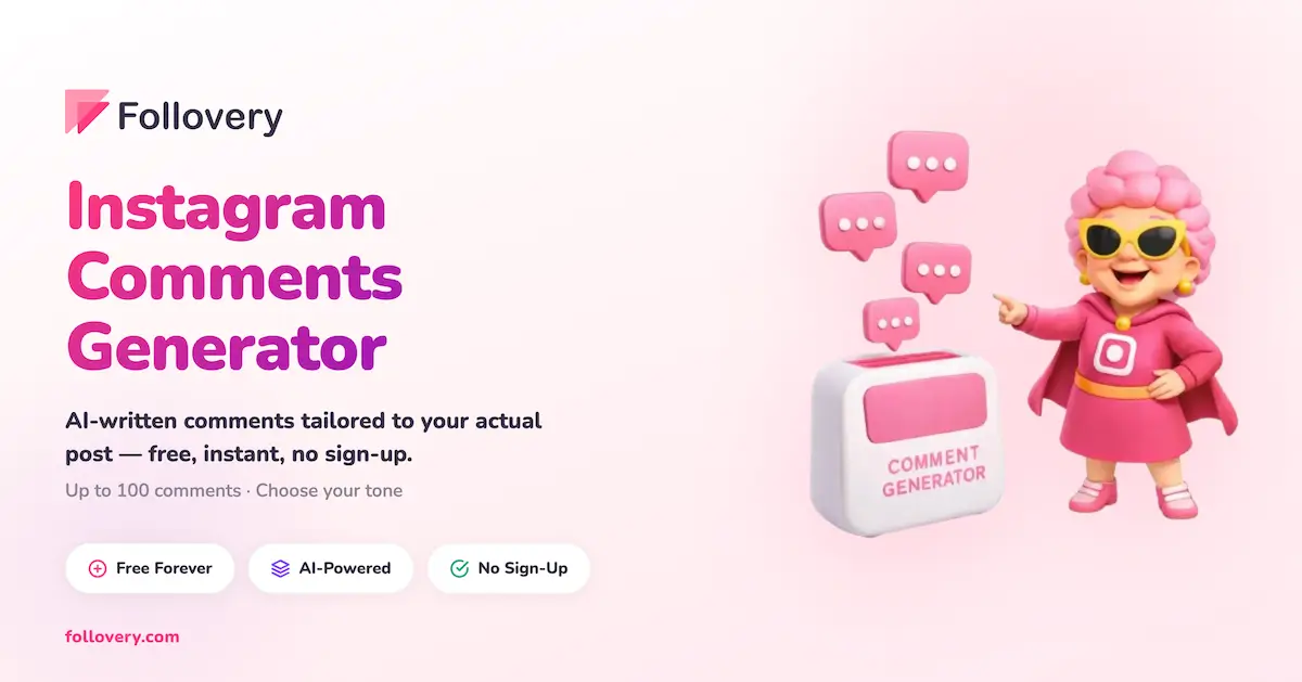 Free Instagram Comment Generator